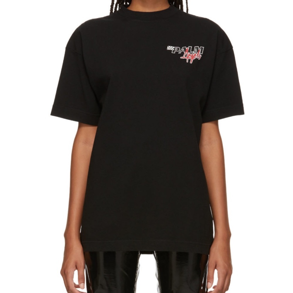 Palm Angels Logo Racing T-Shirt